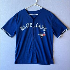 Blue Jay encarnacion Jersey Blue Button-Up